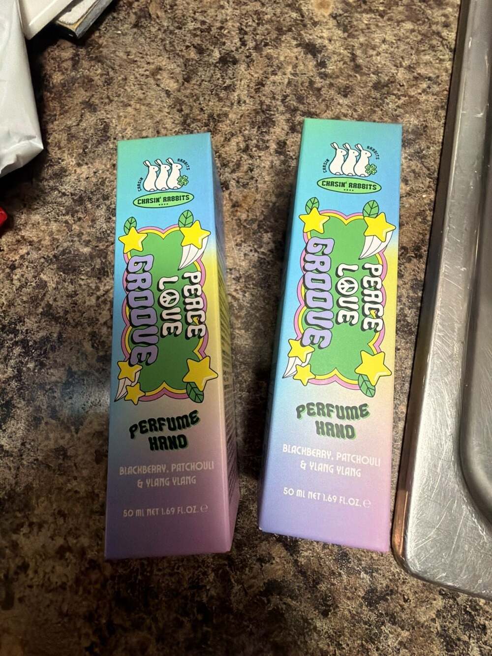 Chasin' Rabbits Peace Love Groove Perfume Hand Cream 50ml (Set of 2)